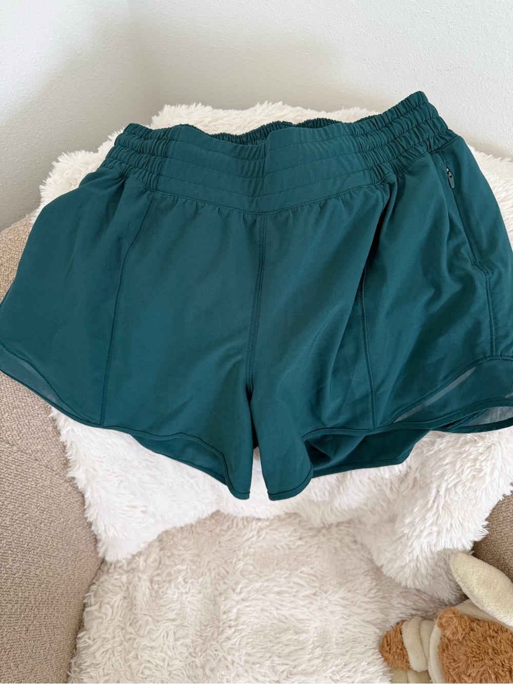lululemon athletica Women's Athletic Shorts in Teal Green